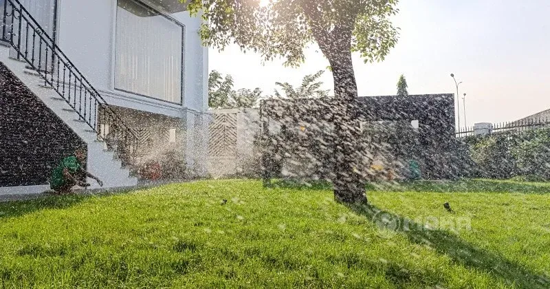 Lắp Đặt Tưới Tự Động cho mảng cỏ xanh sân vườn Biệt Thự Thảo Điền